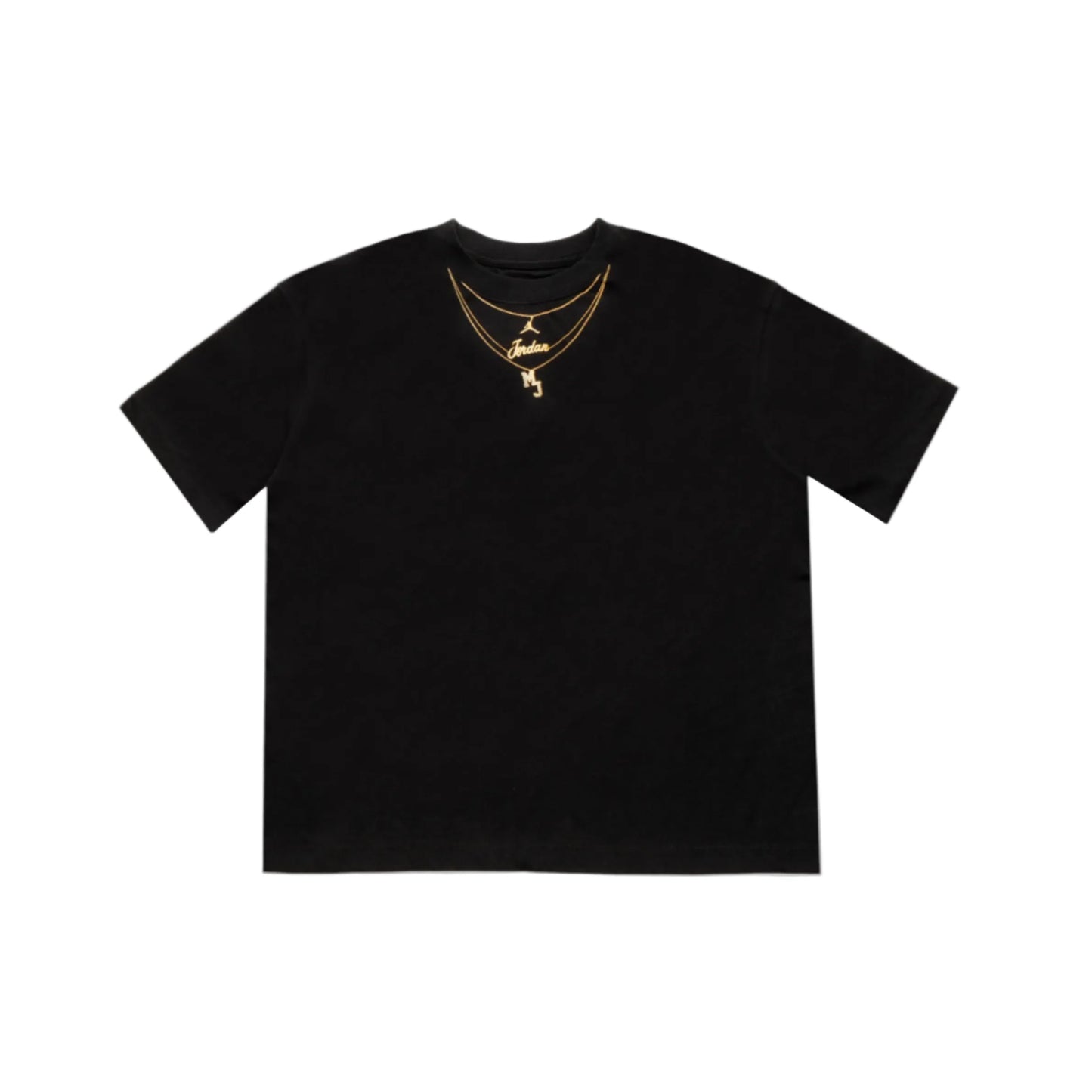 Women's "Heritage Gold Chain" Tee - "Black"