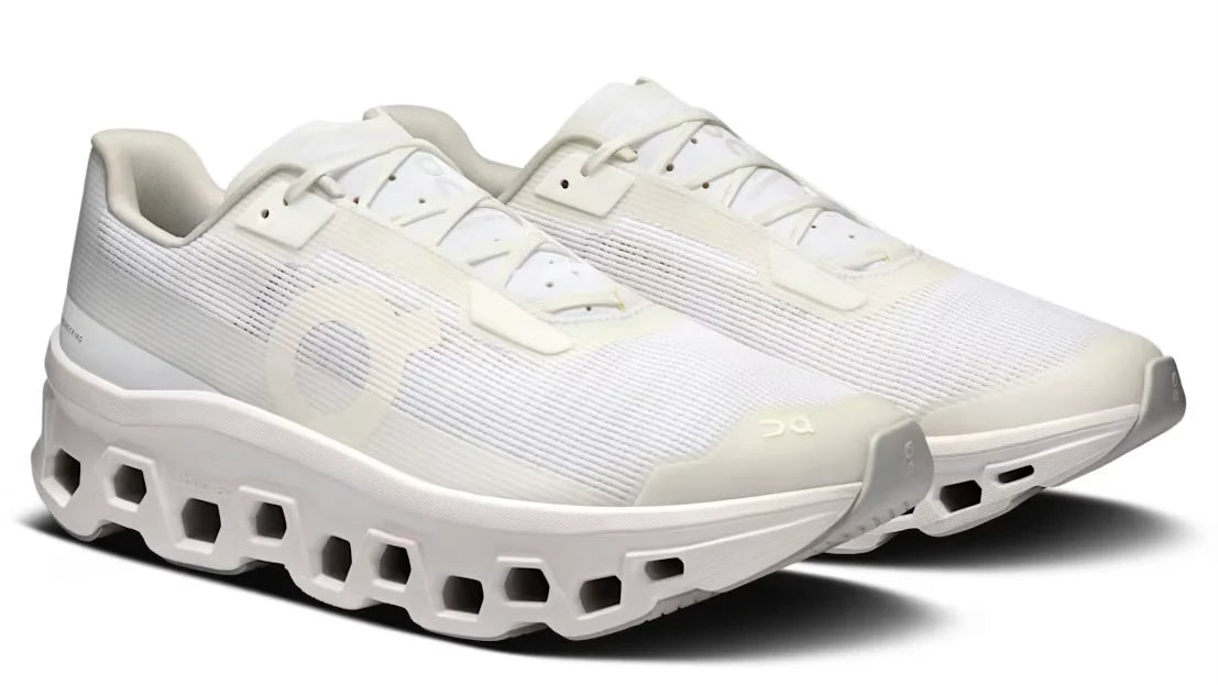 On Running Cloudmonster Void All White (M)