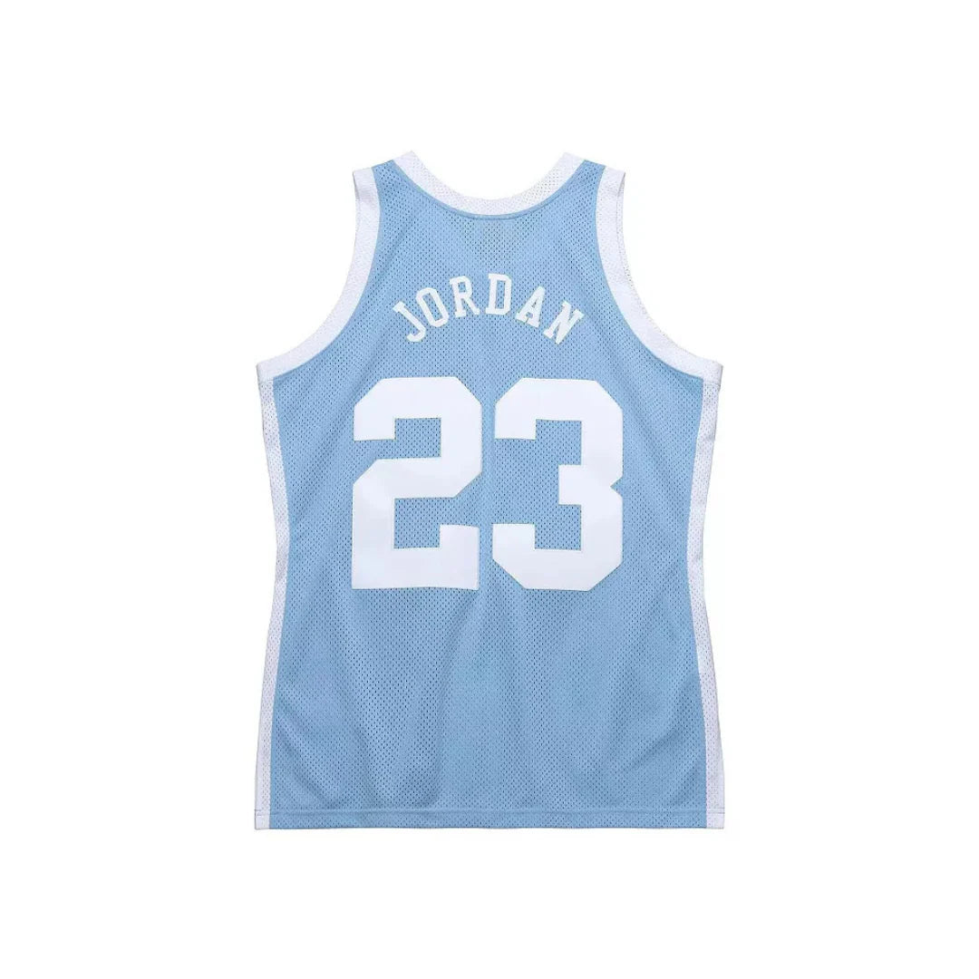 Mitchell & Ness Carolina Blue Michael 1983-84 Jersey - Light Blue