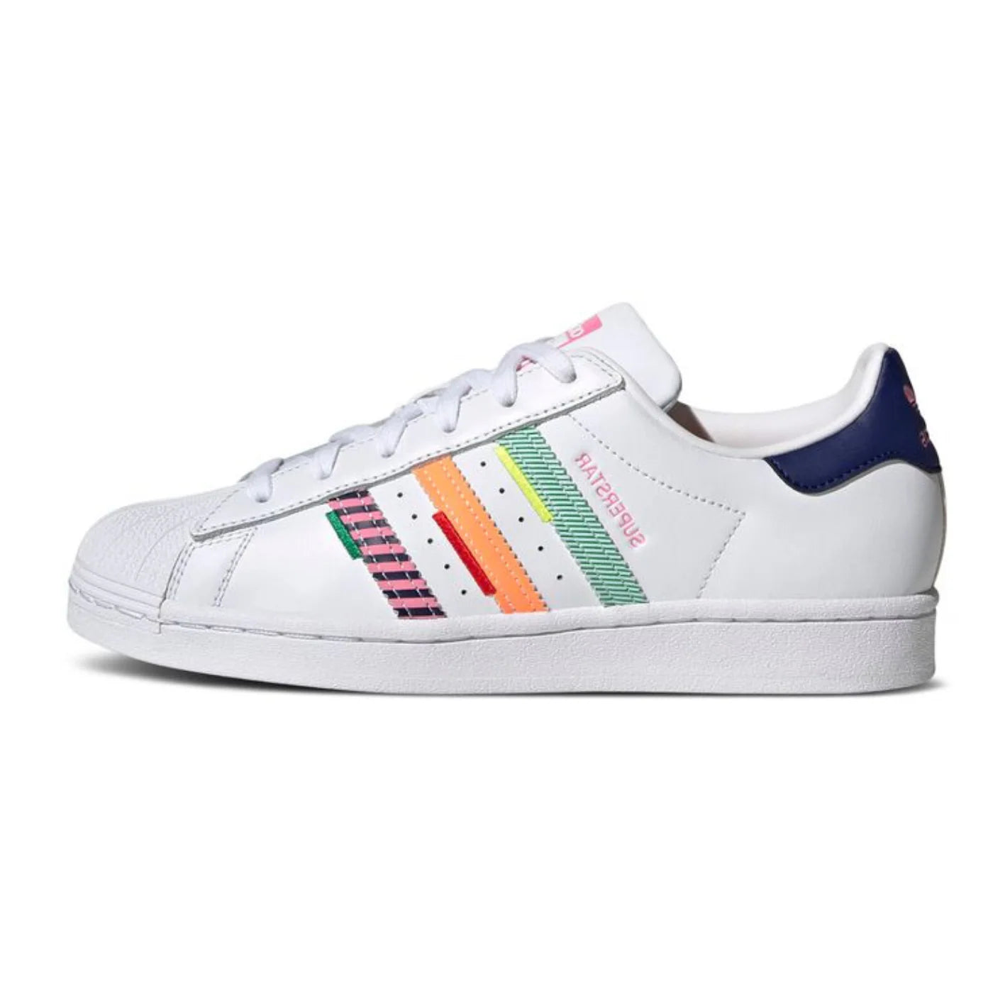 Women's Superstar - "White Multi"