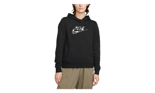 Fleece Printed Logo Pullover Hoodie DQ6108 010