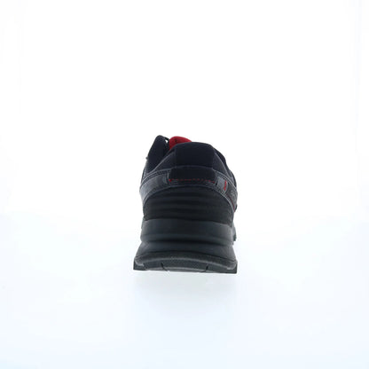 Avia Ultra AA50038MBRB Mens Black Leather Athletic Hiking Shoes