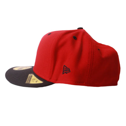 New Era 59Fifty Atlanta Braves "Batter" Fitted - Red/Navy