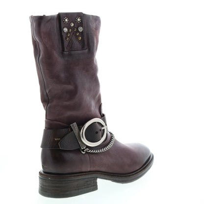 Frey A51305-301 Womens Brown Leather Hook & Loop Casual Dress Boots