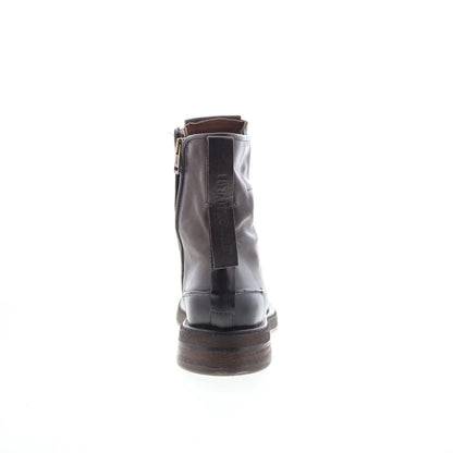 Chevy Womens Brown Leather Lace Up Casual Dress Boots