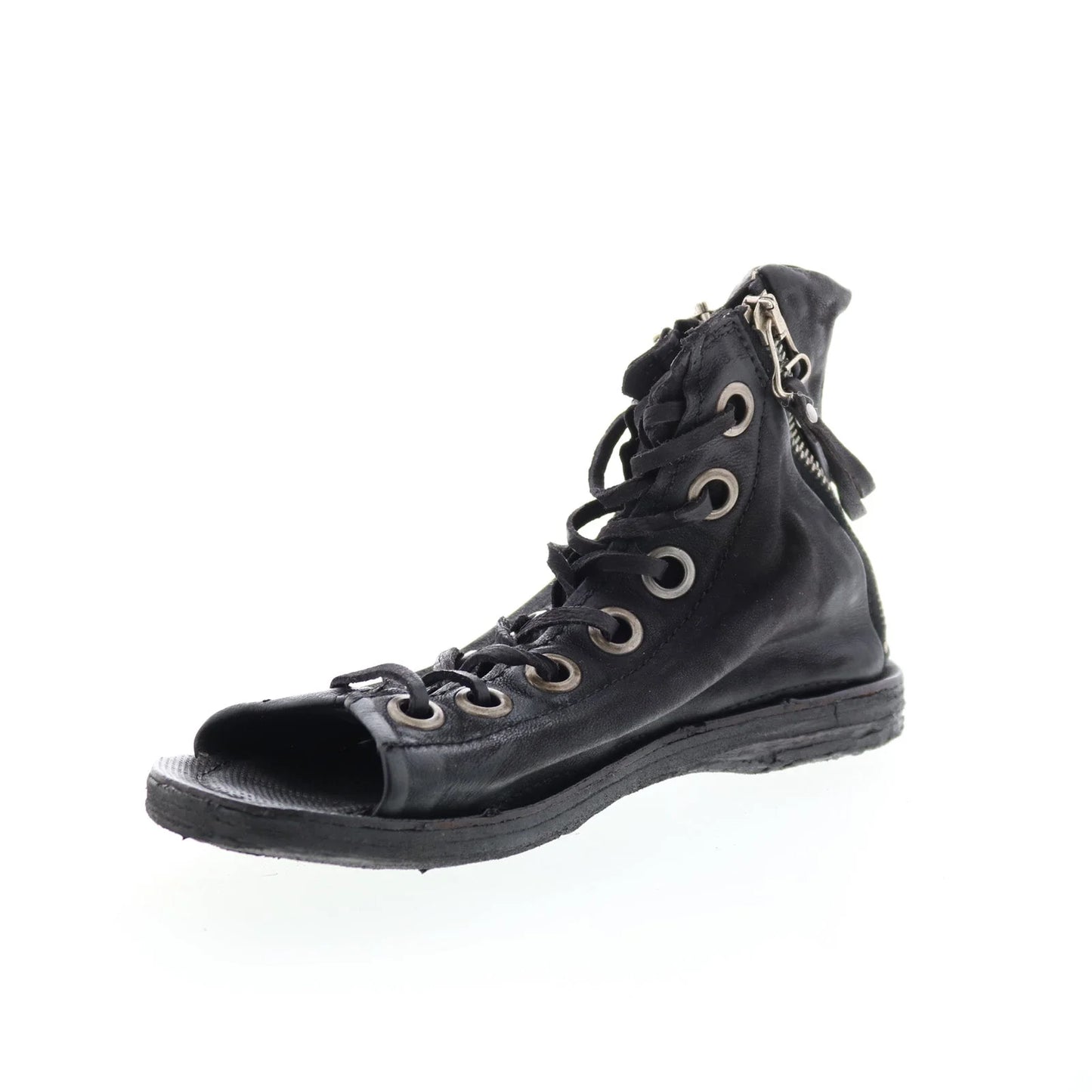 Rhett 534074-302 Womens Black Leather Strap Sandals Shoes