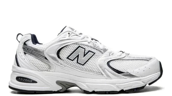 530 White Silver Navy