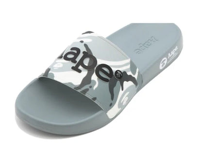 AAPE Grey Camo Slides