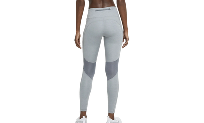 Womens Epic Fast Mid-rise Pocket Running Leggings"SMOKE GREY/HEATHER" CZ9240 084