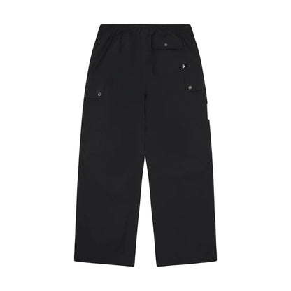Paper Planes Wide Leg Cargo Pants - "Charcoal"