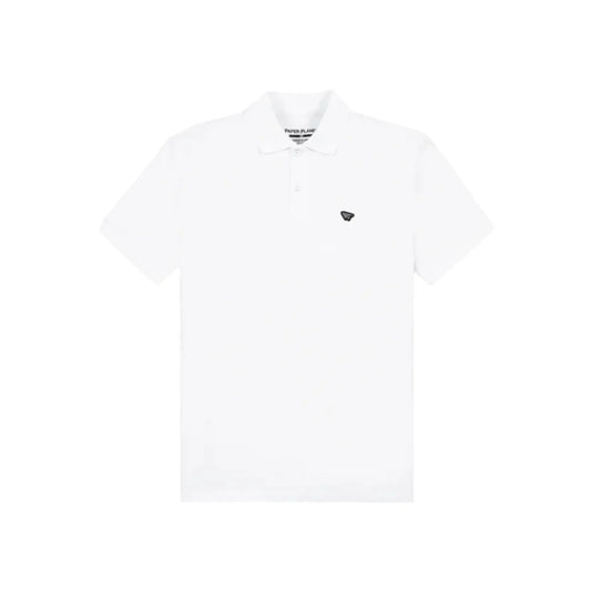 Paper Planes Solid Polo Shirt - White