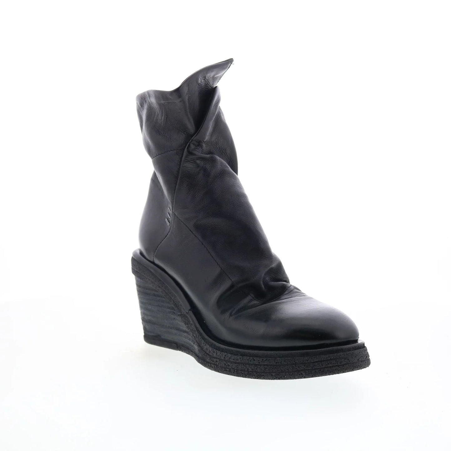 Tremont Womens Black Leather Zipper Casual Dress Boots