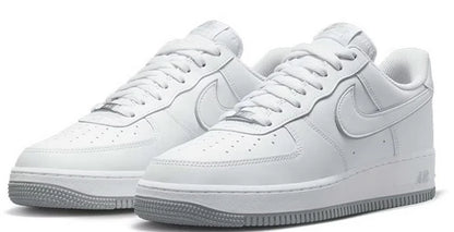 Force 1 '07 Low White Wolf Grey Sole