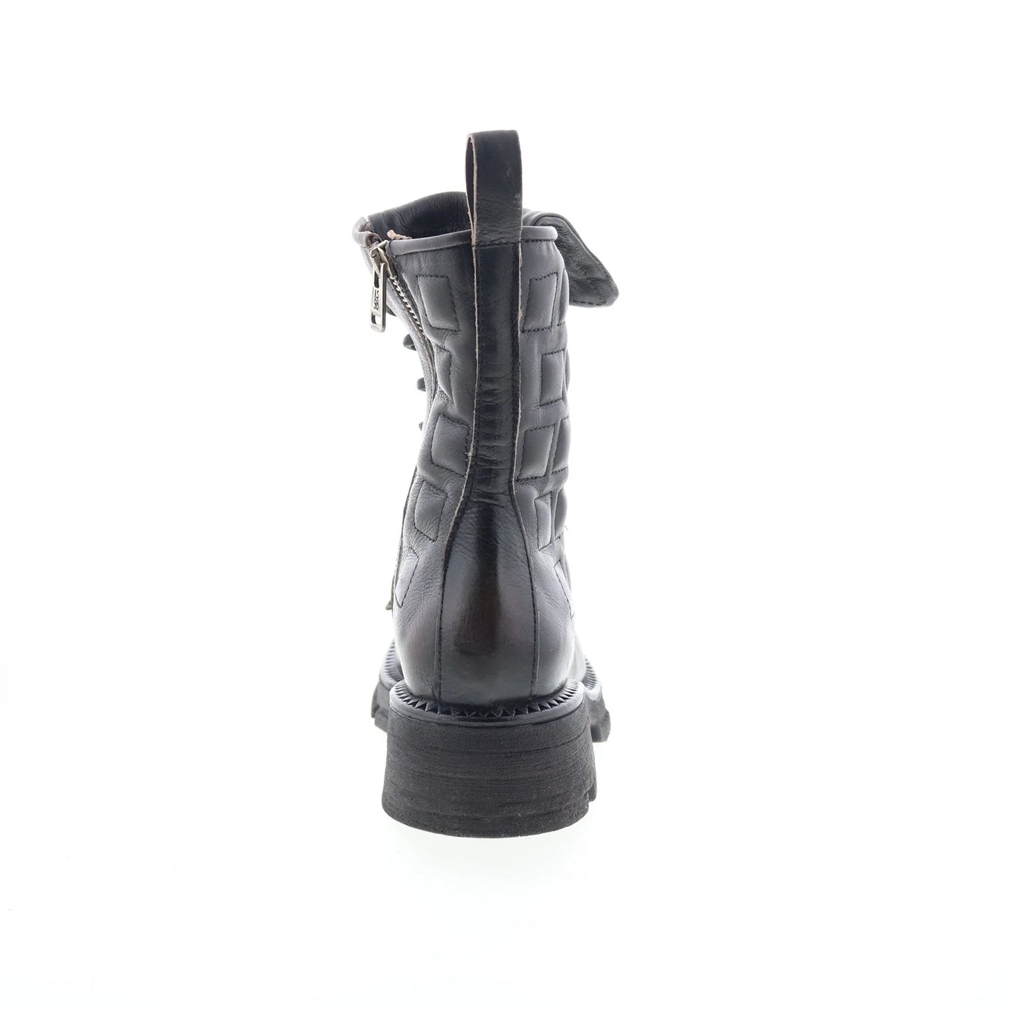 Lockwood Womens Black Leather Zipper Casual Dress Boots