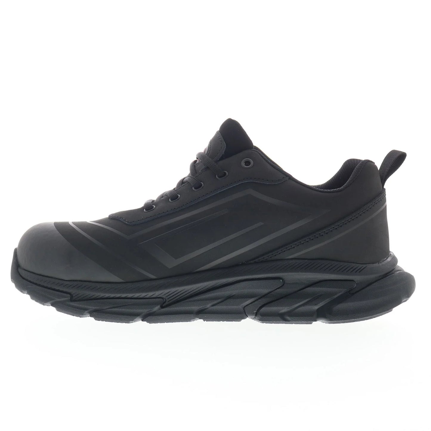 Avenger K4 Aluminum Toe Electrical Hazard SR Mens Black Wide Work Shoes