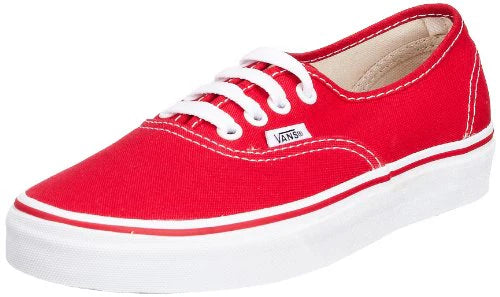 Canvas Shoes Unisex Authentic Canvas Sneaker — Red