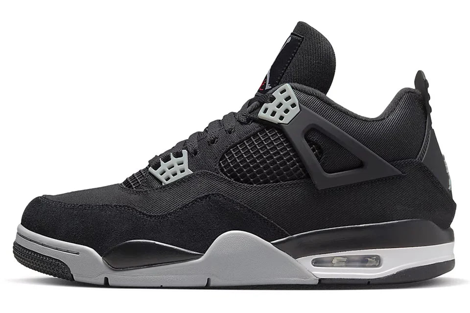 4 Retro SE Black Canvas