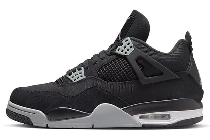 4 Retro SE Black Canvas