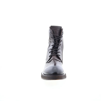 Chevy Womens Brown Leather Lace Up Casual Dress Boots