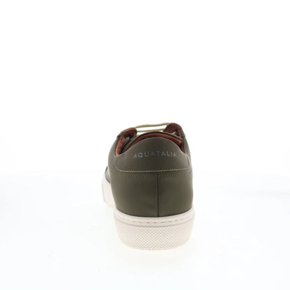 Aquatalia Vic Waterproof M103183 Mens Green Nubuck Lifestyle Sneakers Shoes