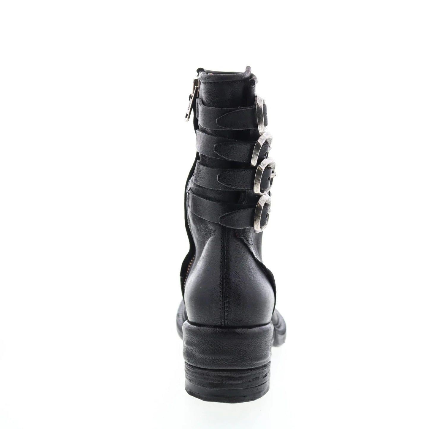 Spero A23215-301 Womens Black Leather Hook & Loop Casual Dress Boots