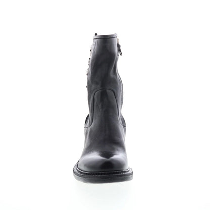 Spero A23215-301 Womens Black Leather Hook & Loop Casual Dress Boots