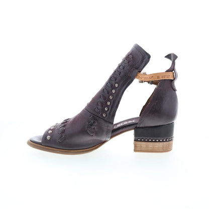 Markie 672013-201-0004 Womens Brown Leather Wedges Sandals Shoes