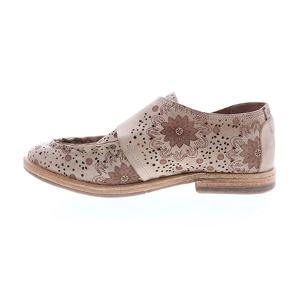 Zeno Floral 630142-101 Womens Brown Loafers & Slip Ons Casual Shoes