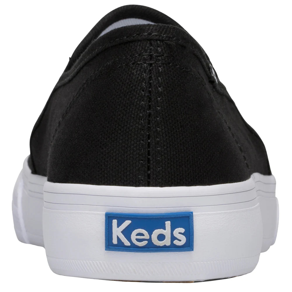 Double Decker Canvas Slip On Sneakers