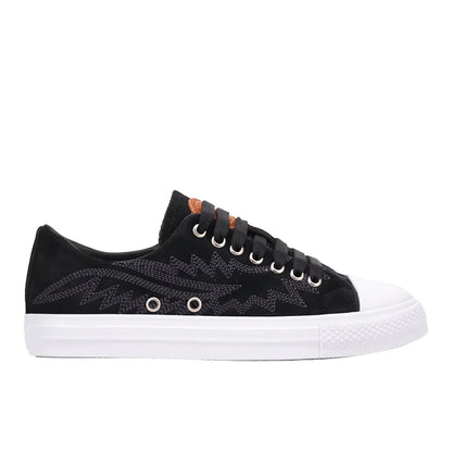 Campus Embroidered Lace Up Sneakers