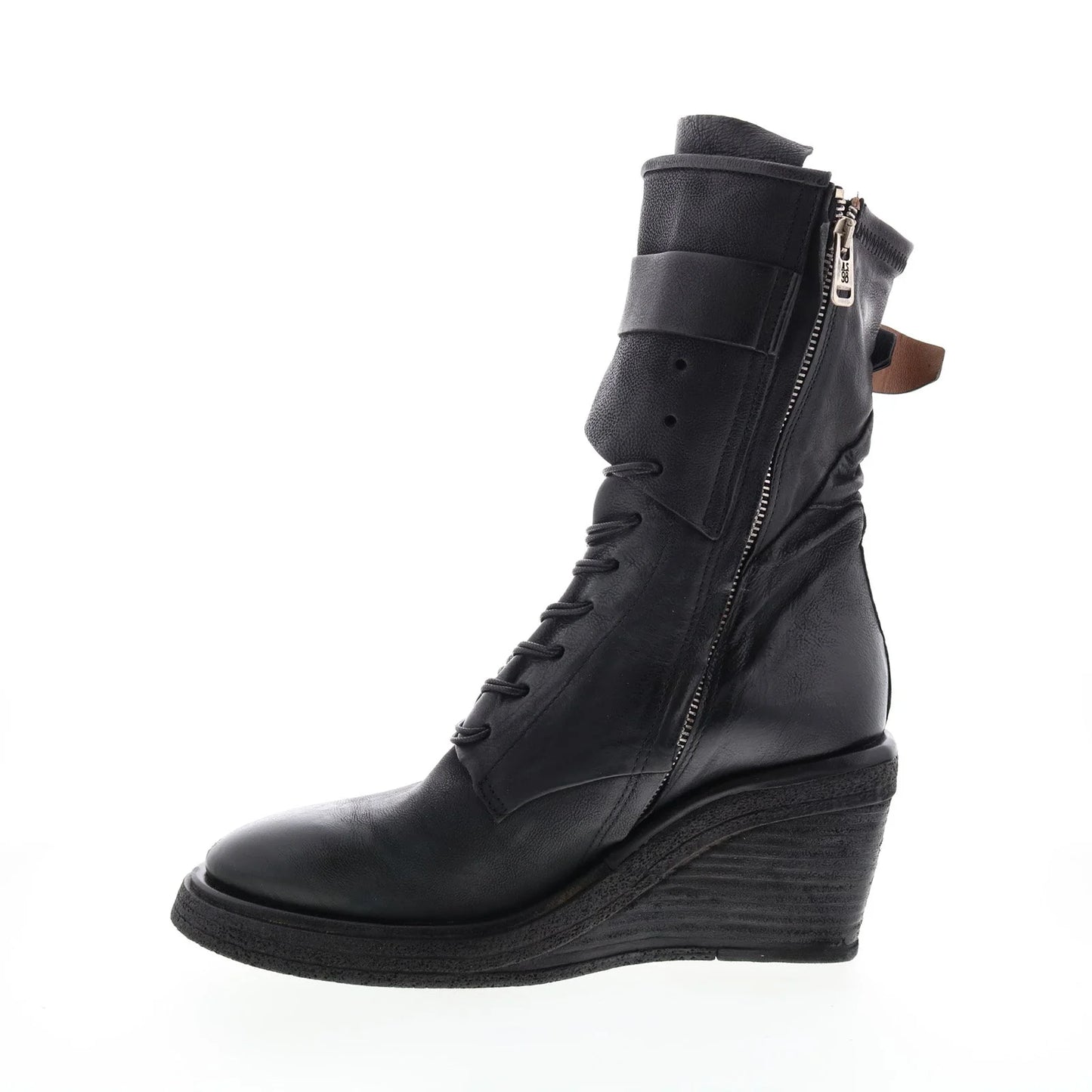Thatcher A30210-201 Womens Black Leather Casual Dress Boots