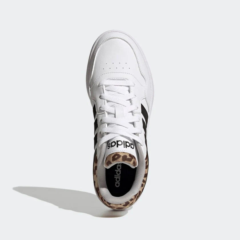 Women's Hoops 3.0 Basketball Low Classic Leopard Graphic Shoes