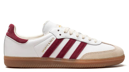 Samba Sporty & Rich White Collegiate Burgundy