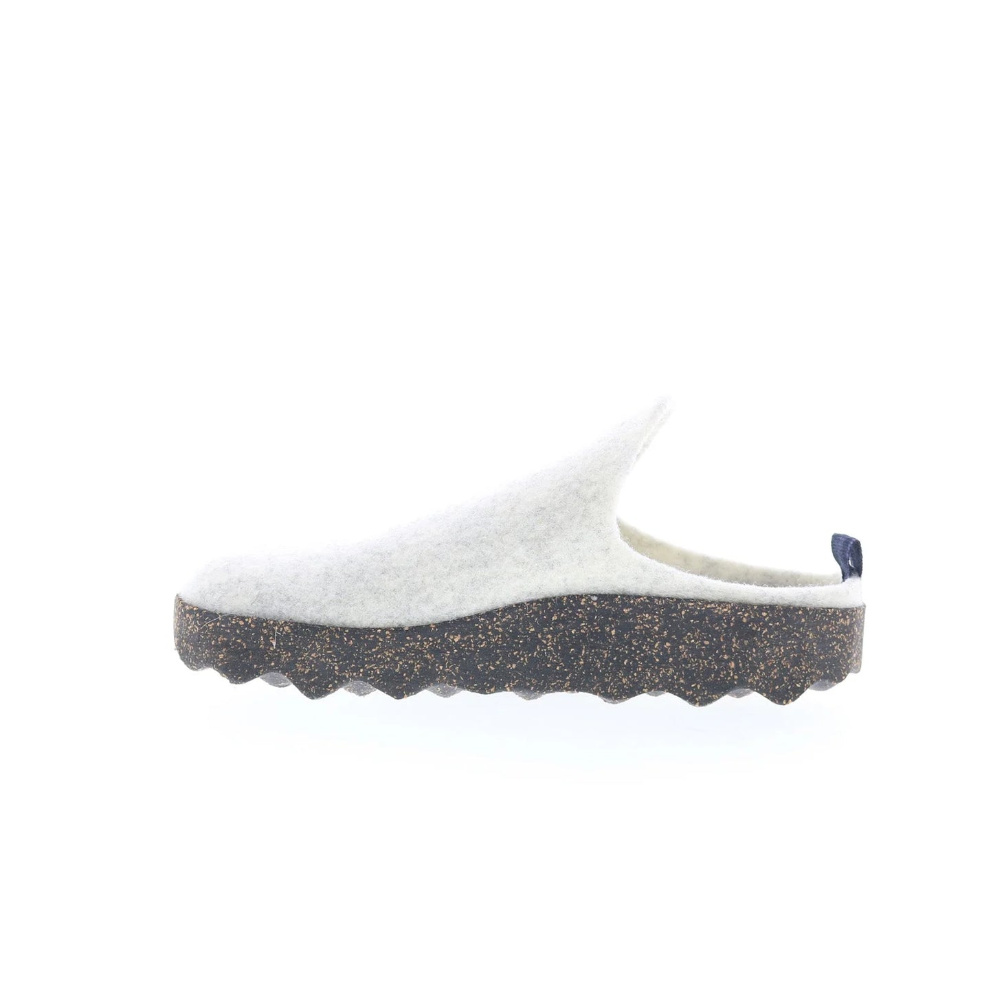 Asportuguesas Come COME023ASP-042 Womens White Slip On Clog Flats Shoes