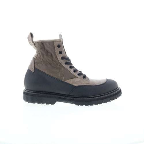 Rupert Mens Gray Synthetic Lace Up Casual Dress Boots