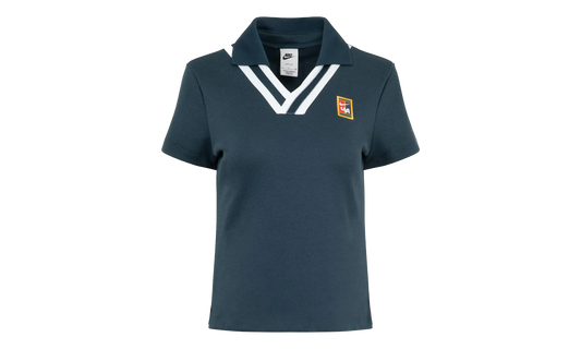 YOON Short-Sleeve Polo Top WMNS"Armoury Navy/ White" FZ0276 478
