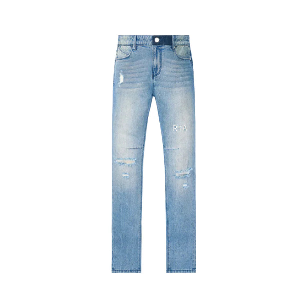 RtA Triple Cross Denim - Blue Haze