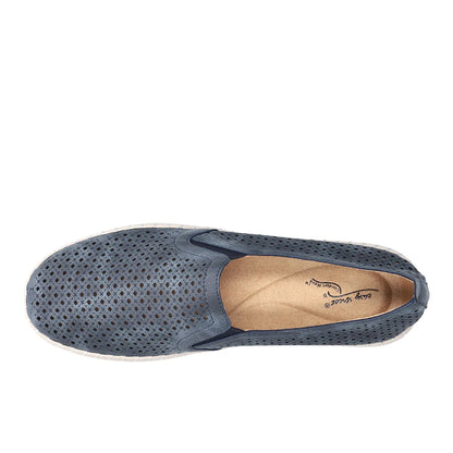 Fresh Perforated Slip On Flats