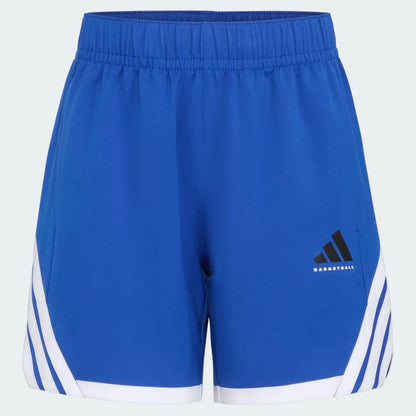 Kids' adidas Elastic Waistband Woven Basketball Select Shorts