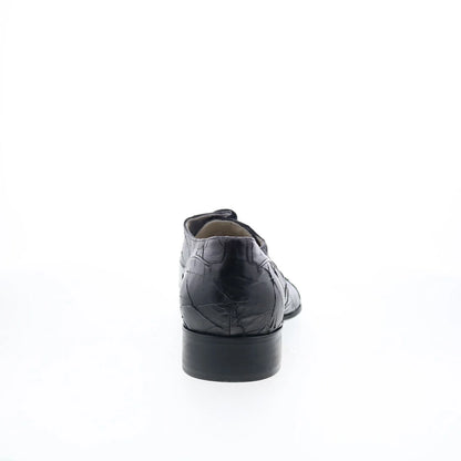 Astton Graffio 2122 Mens Black Leather Oxfords & Lace Ups Casual Shoes