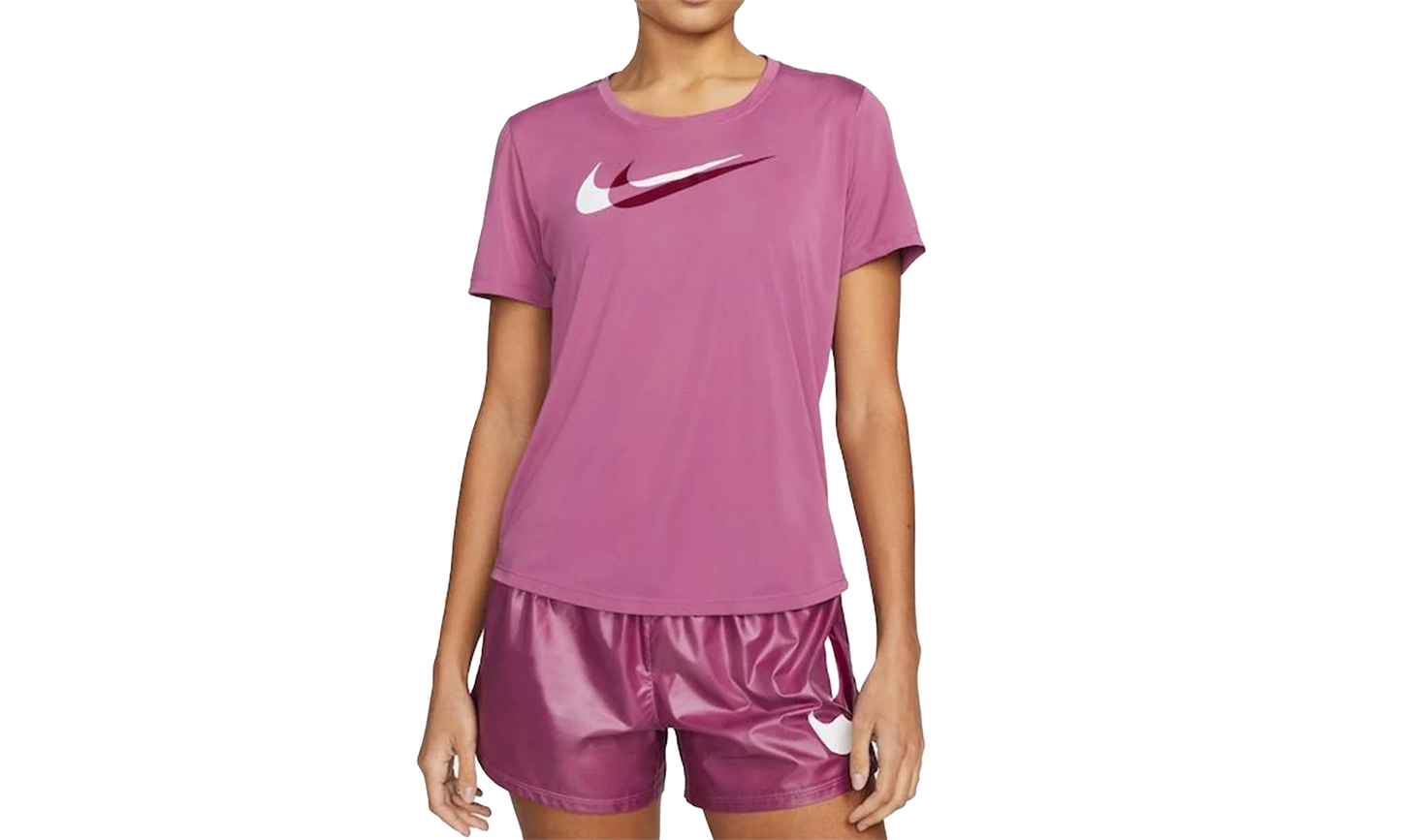Dri-FIT Swoosh Run Short-Sleeve Running Top"LIGHT BURGUNDY" DD6478 507