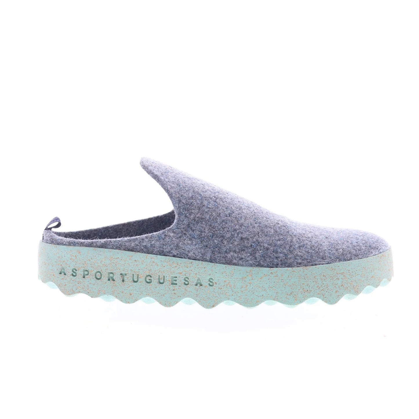 Asportuguesas Come COME023ASP-065 Womens Gray Slip On Clog Flats Shoes