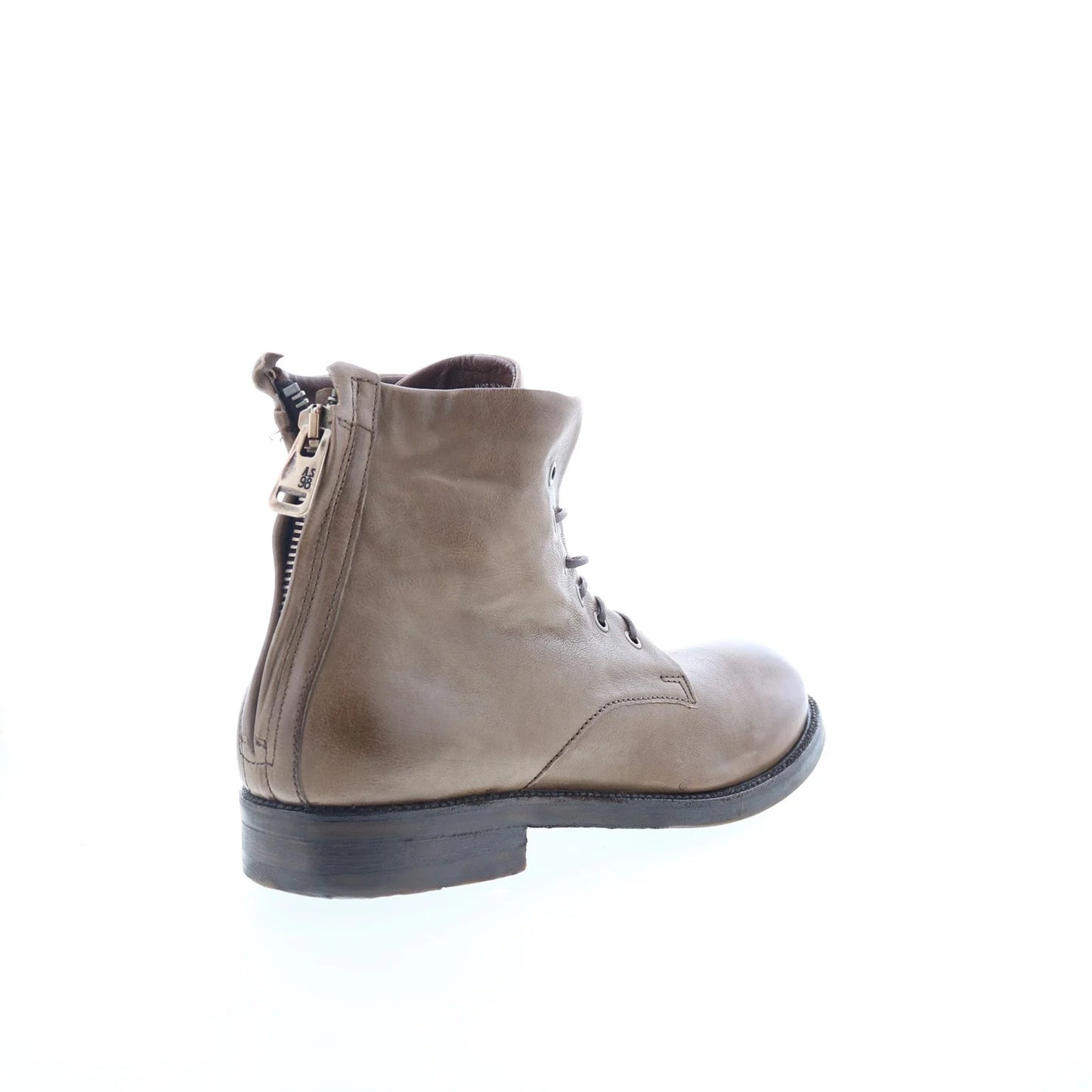Sylvester Mens Brown Leather Zipper Chukkas Boots