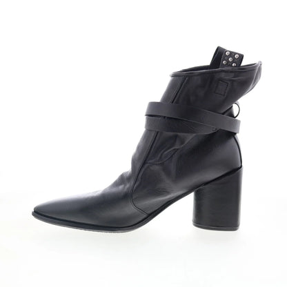 Enzo A98207-102-6002 Womens Black Leather Ankle & Booties Boots