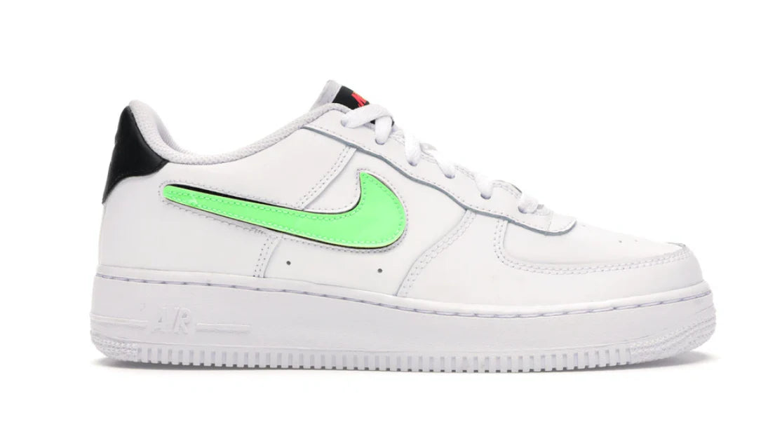 Air Force 1 Low Removable Swoosh White Green Strike (GS)
