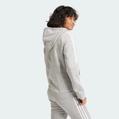 Women's adidas Essentials Fleece 3-Stripes Full-Zip Hoodie