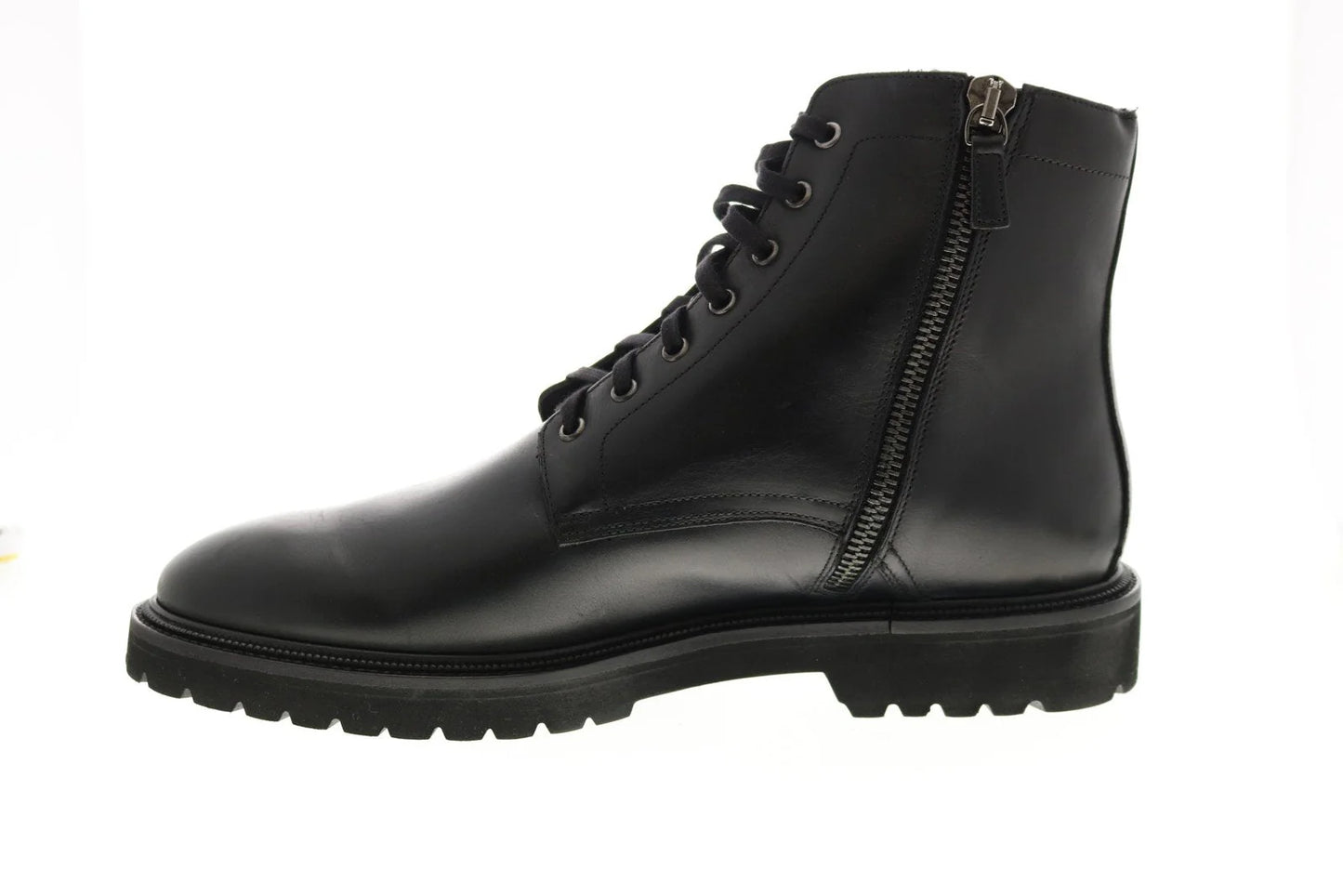 Aquatalia Patrizio Calf 34M0935-BLK Mens Black Leather Casual Dress Boots