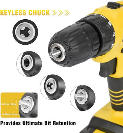 Multi Function Cordless Drill & Complete Home Tool Kit