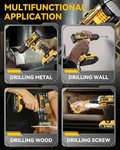 Multi Function Cordless Drill & Complete Home Tool Kit