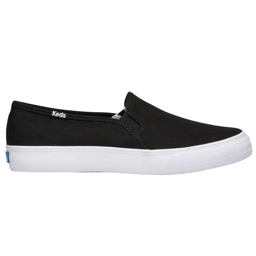 Double Decker Canvas Slip On Sneakers